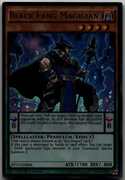 Black Fang Magician Ultra Rare Pendulum Evolution PEVO-EN004 LP - Image 1