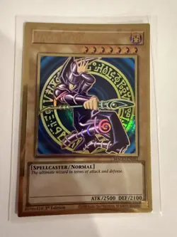 YuGiOh Dark Magician Gold Rare 1st Edition MAGO-EN002 NM - Image 1