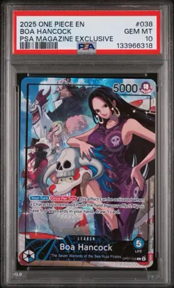 One Piece Boa Hancock and Shanks PSA Magazine Promo 2025 SEQUENTIAL PSA 10s - Image 3