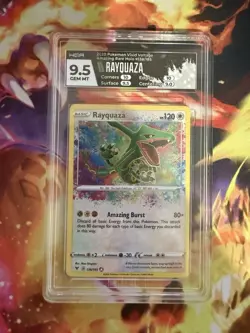 Pokemon Cards Lot TCG 9.5 HGA Grade Rayquaza 138/185 - Image 5
