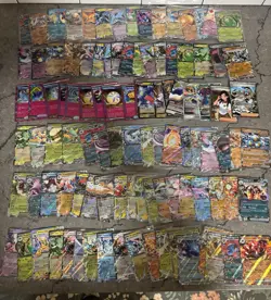 100+ Pokemon Card Lot Double Rare ex Ace Spec Trainer Vstar V NM Near Mint - Image 1