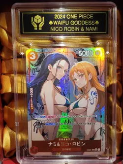 NICO ROBIN & NAMI One Piece Waifu Goddess CUSTOM CARD NM - Image 1
