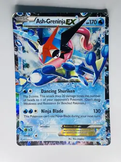 Ash Greninja EX JUMBO Promo Card XY133 Evolutions 2016 Pokemon NM #1 - Image 1