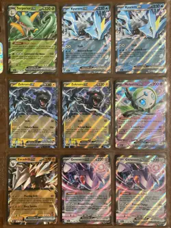 Lot of 9 Pokemon TCG Black Bolt / White Flare Double Rare ex Cards Zekrom 67 3 - Image 1
