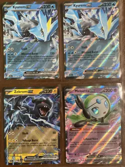Lot of 9 Pokemon TCG Black Bolt / White Flare Double Rare ex Cards Zekrom 67 3 - Image 4