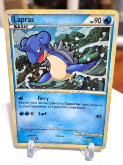 Lapras Holo HeartGold SoulSilver Pokemon Card #HGSS14 Black Star Promo LP+ - Image 1