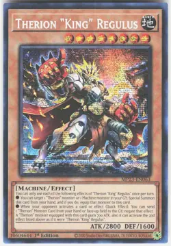Therion "King" Regulus MP23-EN063 25th Anniversary Tin: Yu-Gi-Oh 1st ED NM - Image 1