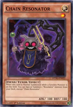 1x (EX) Chain Resonator - DPDG-EN022 - Common - 1st Edition YuGiOh - Image 1