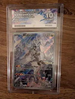 Pokemon TCG Reshiram Card N's Journey Together Stamped - ACE 10 - Image 1