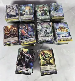 1000x Japanese Cardfight Vanguard Trading Card Bulk Bundle Lot - Image 1