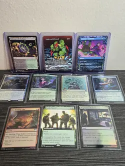 Qty 10 MTG TMNT Foil Lot – Rare!! Mint, Mixed Color Undergrowth - Image 1