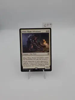 White Plume Adventurer Battle For Baldur's Gate Magic MTG LP #49 - Image 3
