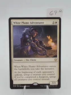 White Plume Adventurer Battle For Baldur's Gate Magic MTG LP #49 - Image 4