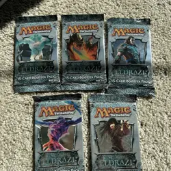 MTG: RISE of the ELDRAZI Sealed Booster Packs X 5 - Zendikar Block - English - Image 1