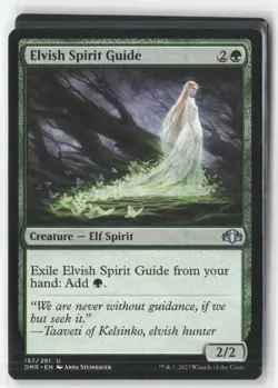 Elvish Spirit Guide 157 Uncommon Dominaria Remastered Magic: The Gathering NM - Image 1
