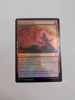 MTG - Ancestral Anger (Foil) - Secrets of Strixhaven NM/M Condition - Image 1