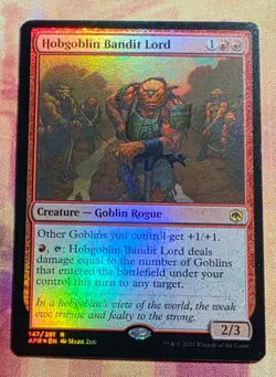 Hobgoblin Bandit Lord (Foil) MTG Adventures in the Forgotten Realms (AFR) NM - Image 1