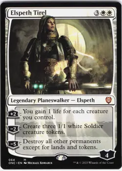 Elspeth Tirel #64 Commander: Phyrexia: All Will Be One Regular Mythic - Image 1