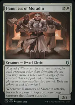 x4 Hammers of Moradin U MTG Commander Legends: Battle for Baldur's Gate M/NM, En - Image 1