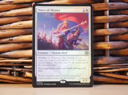 MTG Voice of Victory 0033 | FOIL RARE | NM Near Mint | TDM | 2025 - Image 1
