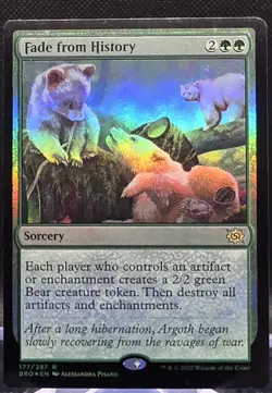 Fade from History #177 The Brothers' War Foil Rare - Image 1
