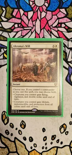 Akroma's Will Commander Legends Regular *LP* - Image 1