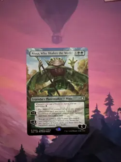 Nissa, Who Shakes the World (Borderless) Commander: Bloomburrow Regular - Image 1