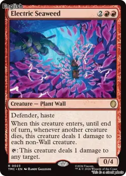 Electric Seaweed EN [TMC - 23] - NM TCG MTG - Image 1