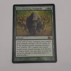 Magic: The Gathering Overwhelming Stampede Core Set 2011 Rare Green Sorcery 188… - Image 1