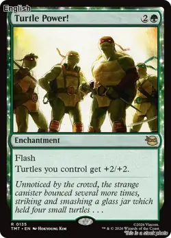 Turtle Power! EN [TMT - 135] - NM TCG MTG - Image 1