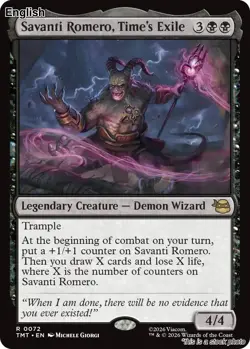 Savanti Romero, Time's Exile EN [TMT - 72] - NM TCG MTG - Image 1