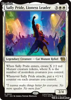 Sally Pride, Lioness Leader EN [TMT - 24] - NM TCG MTG - Image 1