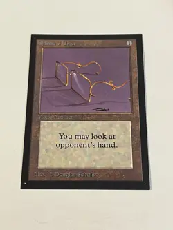 Magic the Gathering 1993 Collector's Edition Glasses of Urza NM Near Mint Gold - Image 1