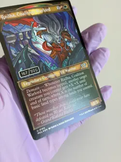 Radha, coalition warlord (serial numbered 167/500) - English - MTG MOM - NM - Image 4