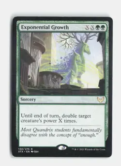 Exponential Growth 130 Strixhaven: School of Mages MTG NM - Image 1