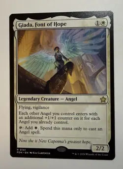 MTG Giada, Font of Hope NM Foundations Magic 141 - Image 1