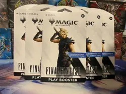 Final Fantasy Magic The Gathering Play Booster Packs (Lot Of 5) Ready To Ship - Image 1