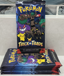 Pokemon Trick Or Trade Booster Pack 2024 Halloween New/Sealed - 12 Packs TOTAL - Image 1