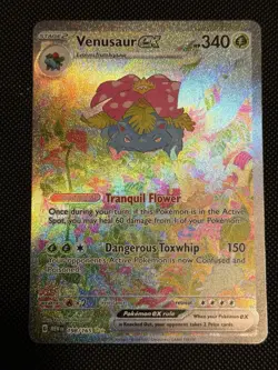 Pokemon Scarlet & Violet 151 Venusaur ex 198/165 SIR Holo NM 2023 - Image 1