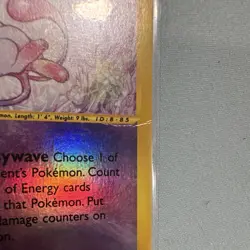 Pokemon Mew 019/165 Expedition Base Set Reverse Holo Rare Card 2002 English - Image 4