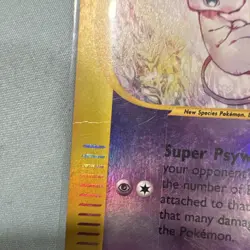 Pokemon Mew 019/165 Expedition Base Set Reverse Holo Rare Card 2002 English - Image 5