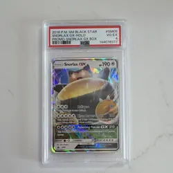 Pokemon Snorlax GX SM Black Star Promo Holo PSA 4 SM05 English Card - Image 1