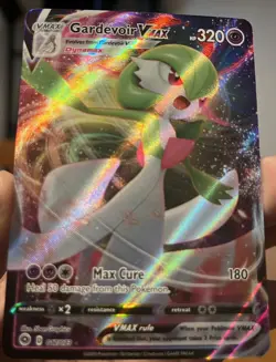 Pokemon TCG Gardevoir VMAX 017/073 Champion's Path Ultra Rare Holo NM - Image 1
