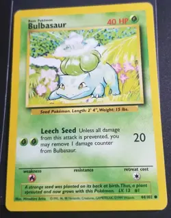 Pokemon TCG Base Set Starter Lot Bulbasaur Charmander Squirtle mixed condition - Image 3