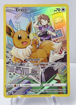 Pokemon Eevee TG11/TG30 Brilliant Stars Trainer Gallery Ultra Rare Holo 70 HP - Image 1