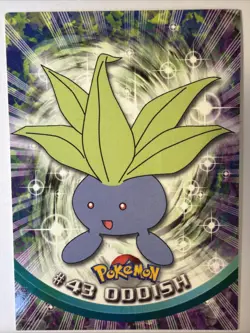 ODDISH #43 Pokemon Card TCG Topps TV Animation - Image 1
