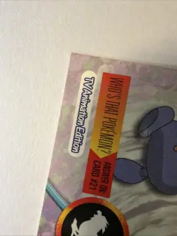 ODDISH #43 Pokemon Card TCG Topps TV Animation - Image 5