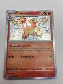 Pokemon Charmeleon Holo - SV: Paldean Fates 110/091 - NM - Image 1