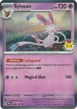 Sylveon (040/131) (Pokemon Day) [Scarlet & Violet: Prismatic Evolutions] Near Mi - Image 1