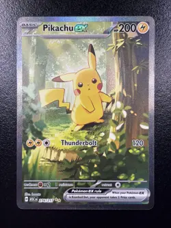 Pikachu EX 276/217 Mega Evolutions: Ascended Heroes Special Illustration Rare - Image 3